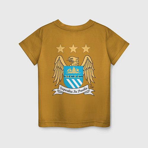 Детская футболка Manchester City FC / Горчичный – фото 2