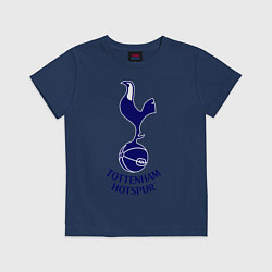 Футболка хлопковая детская Tottenham FC, цвет: тёмно-синий