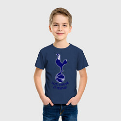 Футболка хлопковая детская Tottenham FC, цвет: тёмно-синий — фото 2