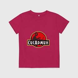 Футболка хлопковая детская Парк Сисадмина, цвет: маджента