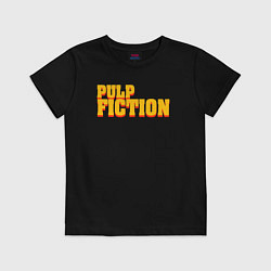 Футболка хлопковая детская Pulp Fiction, цвет: черный