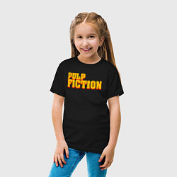 Футболка хлопковая детская Pulp Fiction, цвет: черный — фото 2