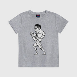 Футболка хлопковая детская Tony Ferguson art, цвет: меланж