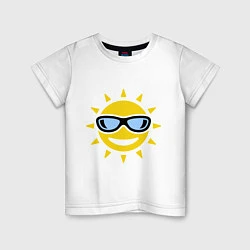 Детская футболка Солнышко в очках