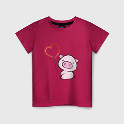 Детская футболка Pig Love