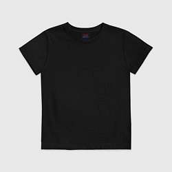 Футболка хлопковая детская Animal Logo, цвет: черный