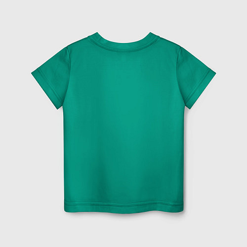 Детская футболка Geometric tiger / Зеленый – фото 2