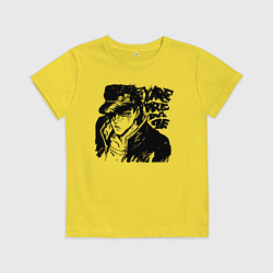 Футболка хлопковая детская JoJo, цвет: желтый