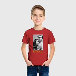 Футболка хлопковая детская Titanic: Jack & Rose, цвет: красный — фото 2