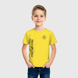Футболка хлопковая детская MERCEDES-BENZ, цвет: желтый — фото 2