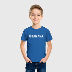 Футболка хлопковая детская YAMAHA, цвет: синий — фото 2