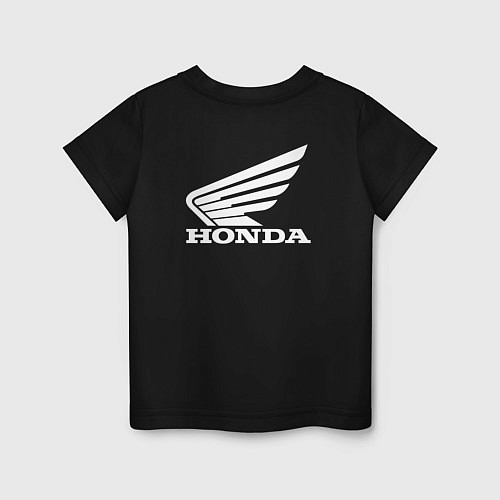 Детская футболка HONDA / Черный – фото 2