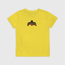 Футболка хлопковая детская WorkOut: GTA V Style, цвет: желтый