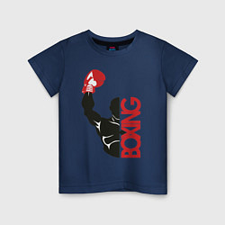 Футболка хлопковая детская Boxing, цвет: тёмно-синий
