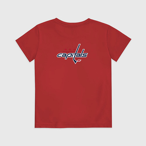 Детская футболка Washington Capitals: Alexander Ovechkin / Красный – фото 2