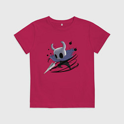 Футболка хлопковая детская Hollow Knight, цвет: маджента