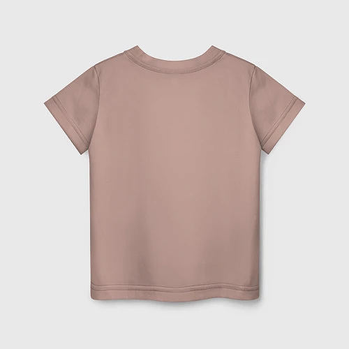 Детская футболка Олень и снежинки / Пыльно-розовый – фото 2