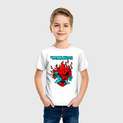 Футболка хлопковая детская SAMURAI KEANU REEVES, цвет: белый — фото 2