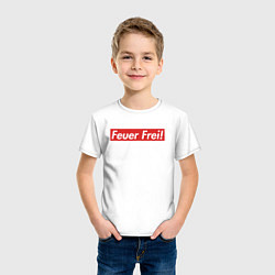 Футболка хлопковая детская Feuer Frei!, цвет: белый — фото 2