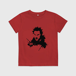 Футболка хлопковая детская Король и шут, цвет: красный