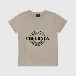 Футболка хлопковая детская Made in Chechnya, цвет: миндальный