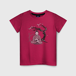 Детская футболка Будда Сакура
