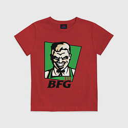 Футболка хлопковая детская BFG, цвет: красный