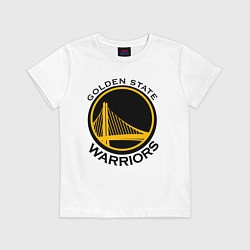 Футболка хлопковая детская GOLDEN STATE WARRIORS, цвет: белый