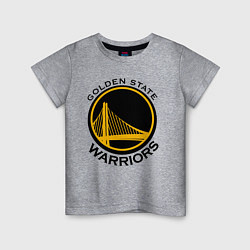 Футболка хлопковая детская GOLDEN STATE WARRIORS, цвет: меланж