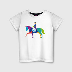 Детская футболка Всадник на коне
