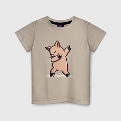 Детская футболка Dabbing Pig