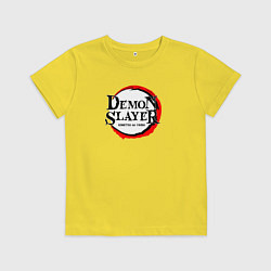 Футболка хлопковая детская KIMETSU NO YAIBA, цвет: желтый