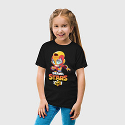 Футболка хлопковая детская BRAWL STARS MAX, цвет: черный — фото 2