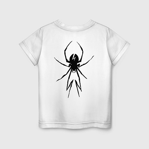 Детская футболка My Chemical Romance spider на спине / Белый – фото 2