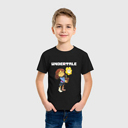 Футболка хлопковая детская UNDERTALE, цвет: черный — фото 2