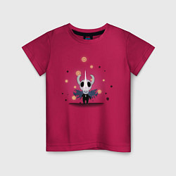 Футболка хлопковая детская Hollow knight Полый рыцарь, цвет: маджента