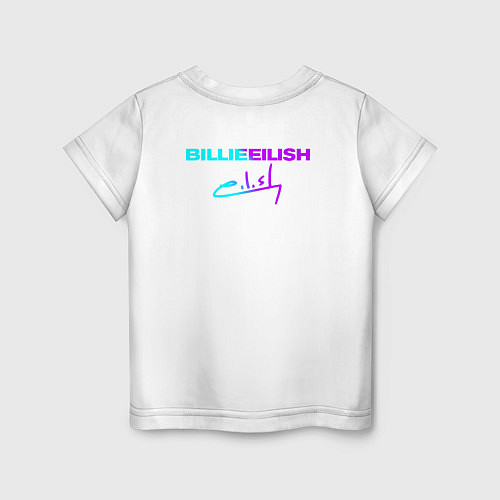 Детская футболка BILLIE EILISH / Белый – фото 2