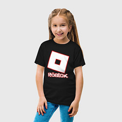 Футболка хлопковая детская ROBLOX, цвет: черный — фото 2