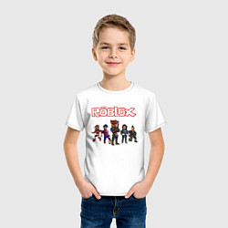 Футболка хлопковая детская ROBLOX, цвет: белый — фото 2