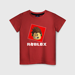 Футболка хлопковая детская ROBLOX, цвет: красный