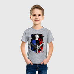 Футболка хлопковая детская DMC, цвет: меланж — фото 2