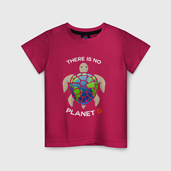 Детская футболка There's no planet B