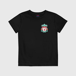 Футболка хлопковая детская LIVERPOOL, цвет: черный