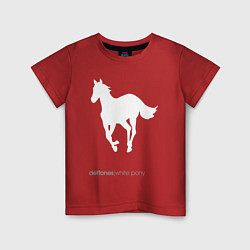 Футболка хлопковая детская White Pony, цвет: красный