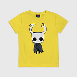 Футболка хлопковая детская Рыцарь Hollow Knight, цвет: желтый
