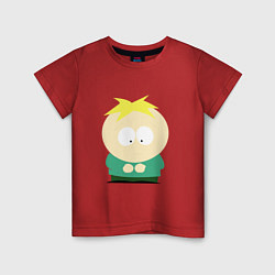 Футболка хлопковая детская South Park Баттерс, цвет: красный