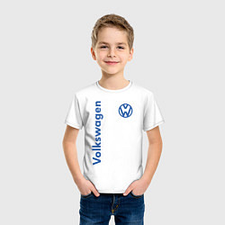 Футболка хлопковая детская Volkswagen, цвет: белый — фото 2