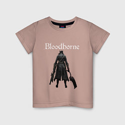 Футболка хлопковая детская Bloodborne, цвет: пыльно-розовый