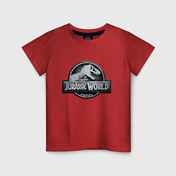 Футболка хлопковая детская Jurassic World, цвет: красный