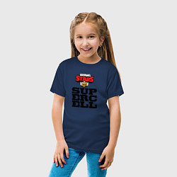 Футболка хлопковая детская Разработчик Supercell, цвет: тёмно-синий — фото 2